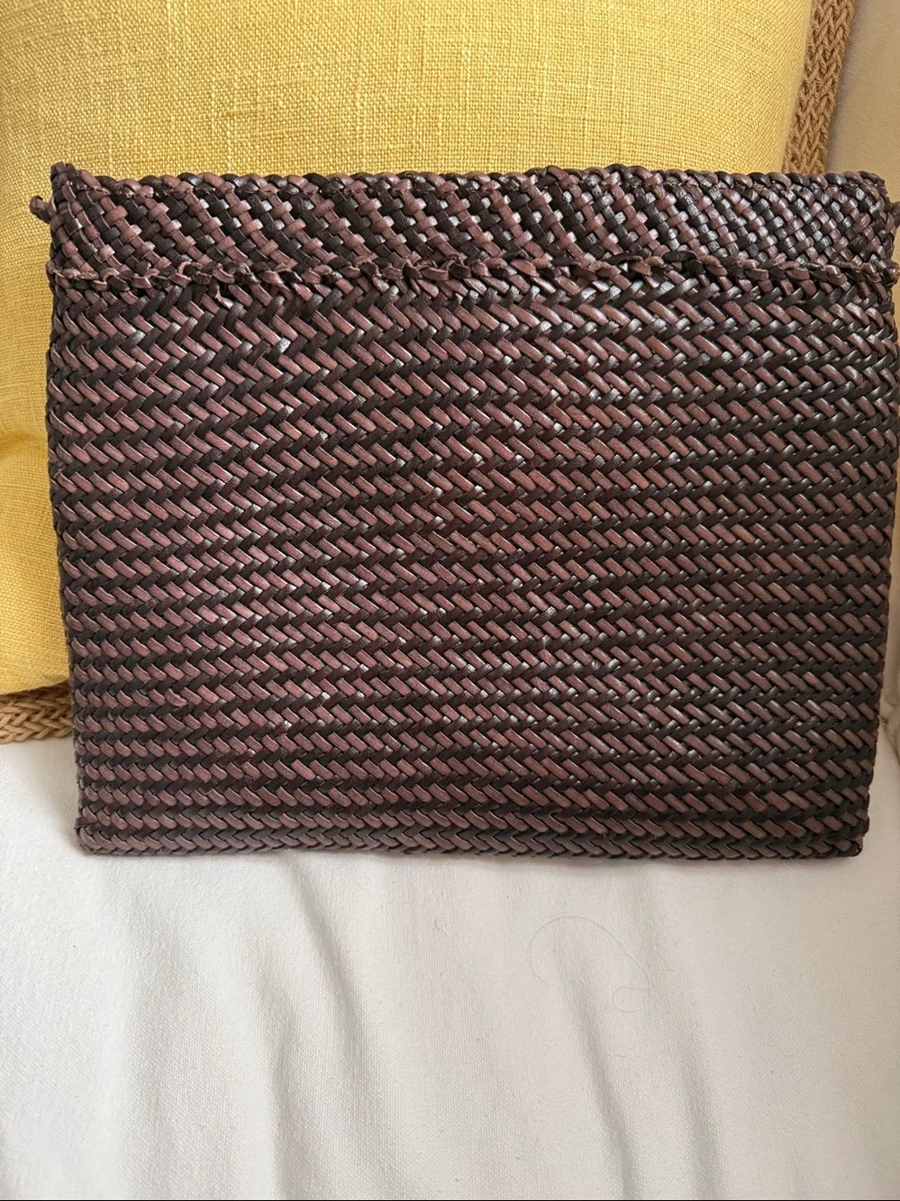 Dragon Diffusion large clutch. 12 1/2 wide. 10”long.